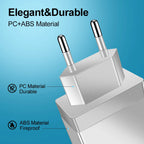 Carregador USB 20W com 4 Portas | Quick Charge 3.0 para iPhone e Android