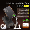 Power Bank Magnético Qi 2.1 5000/10000mAh | Compatível com MagSafe, Apple Watch e AirPods