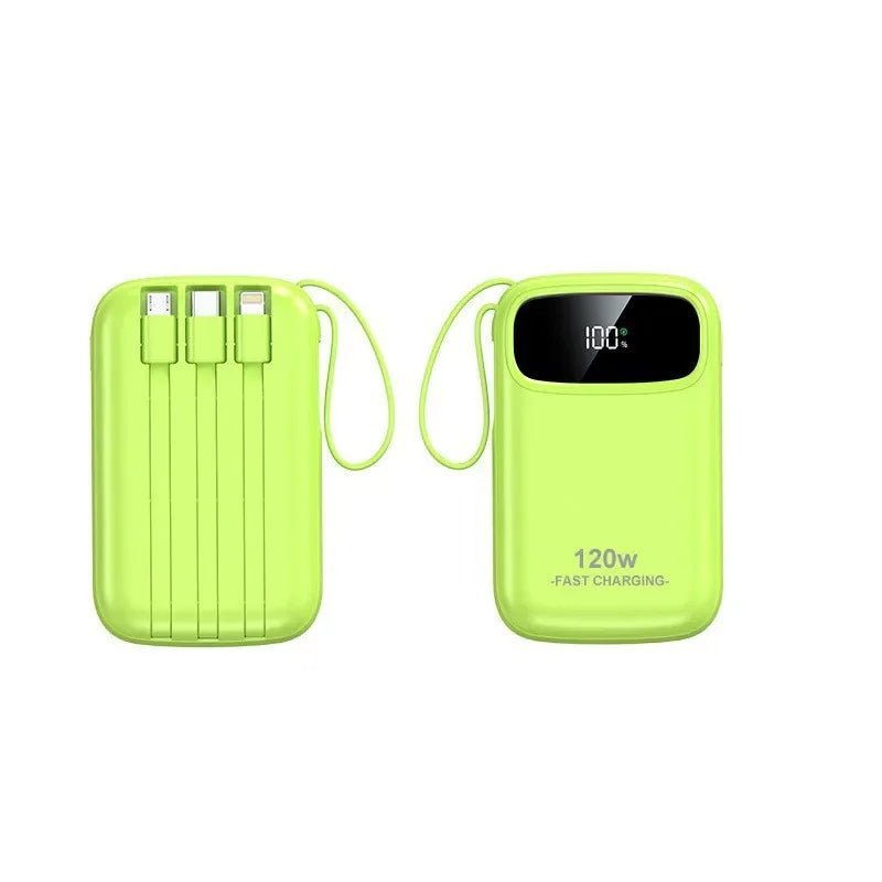 Power Bank DIEZONG 20000mAh 120W | Carregamento Super Rápido com Cabo Integrado