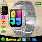 Smartwatch Militar 2025 | Chamadas Bluetooth, GPS e Monitor de Saúde