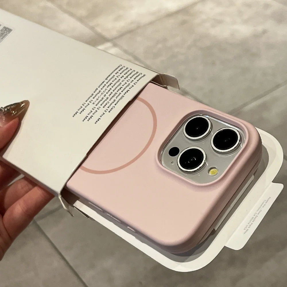 Capa Magnética MagSafe para iPhone 11 a 16 Pro Max | Proteção Premium Antichoque