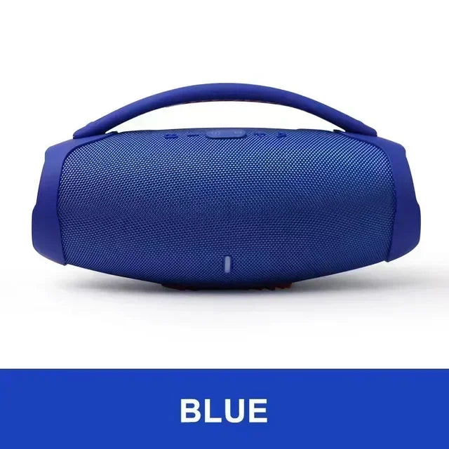Coluna Bluetooth Portátil 100W | Som Estéreo, USB, AUX e Bateria Recarregável