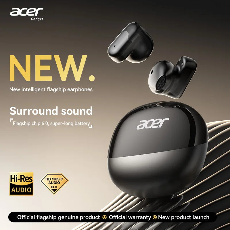 Acer Ohr628 Bluetooth | Auriculares Sem Fios com Som HiFi e Microfone