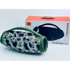 Coluna Bluetooth Portátil 100W | Som Estéreo, USB, AUX e Bateria Recarregável