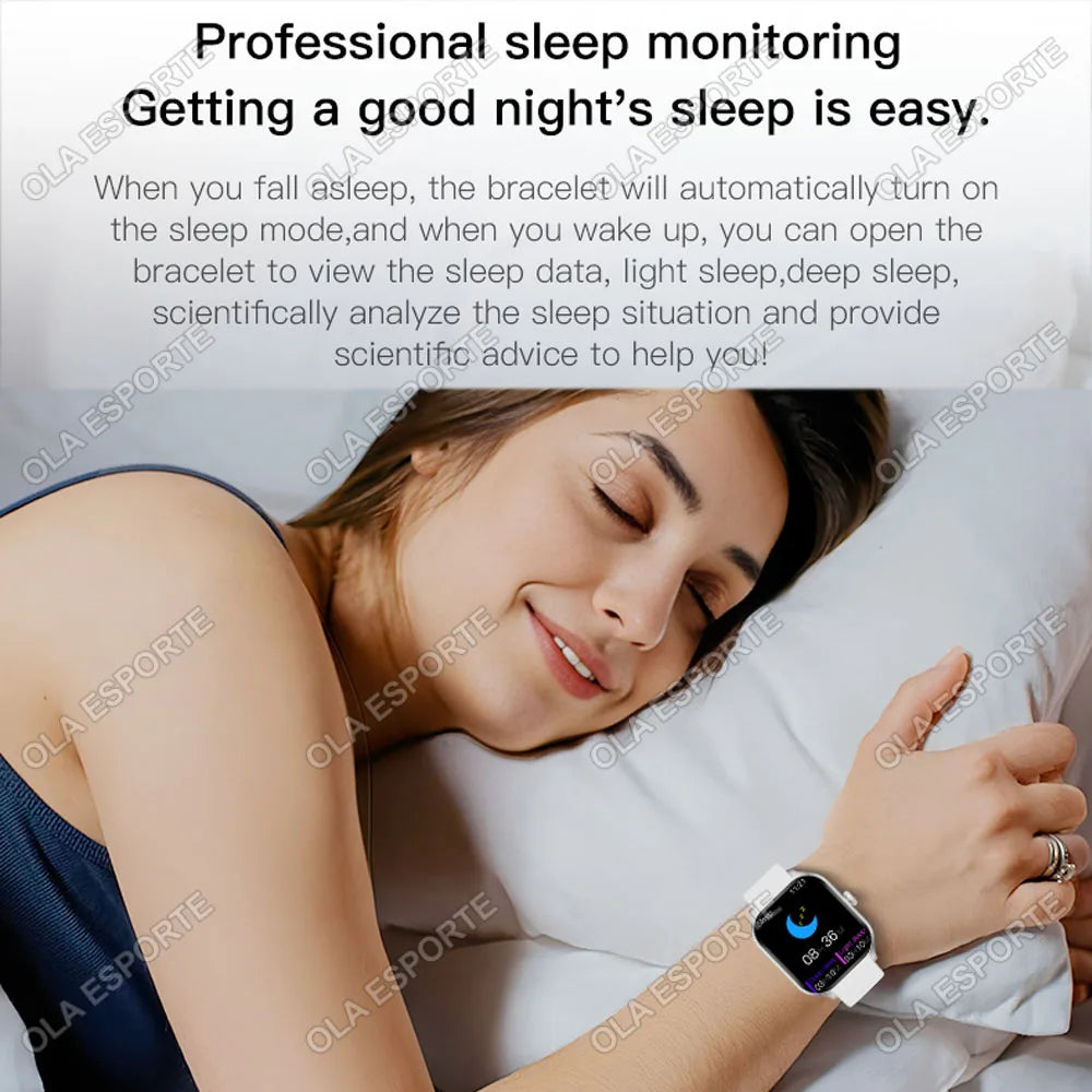 Smartwatch 2.01" HD | Chamadas Bluetooth, GPS e Monitor de Saúde