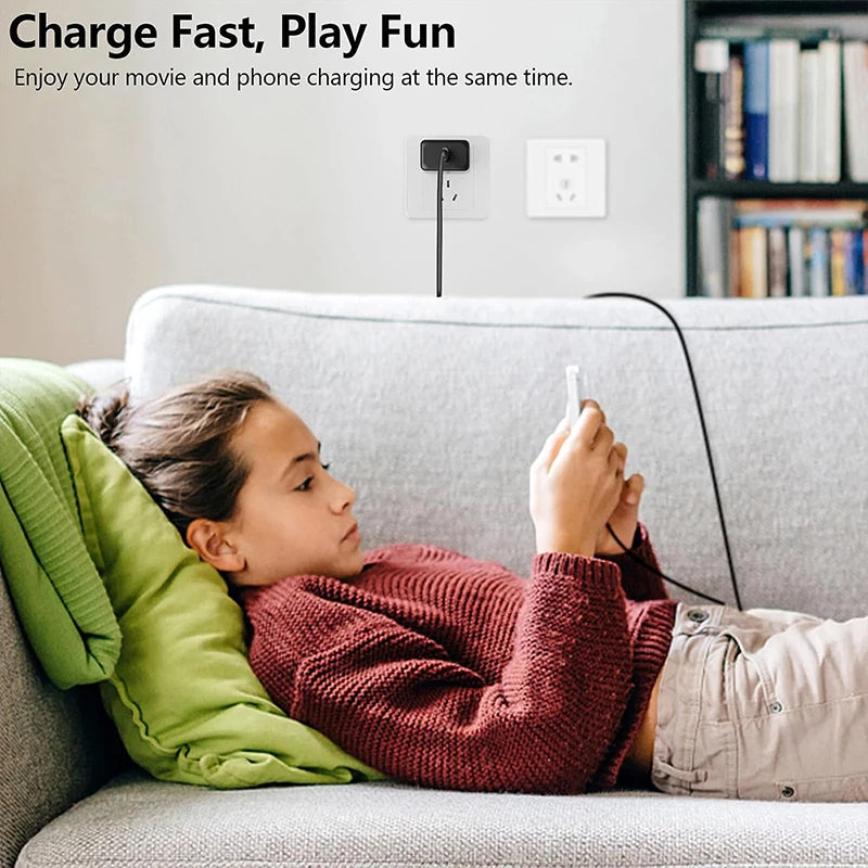 Carregador USB-C 25W com Cabo USB-C | Carregamento Rápido para Samsung e iPhone