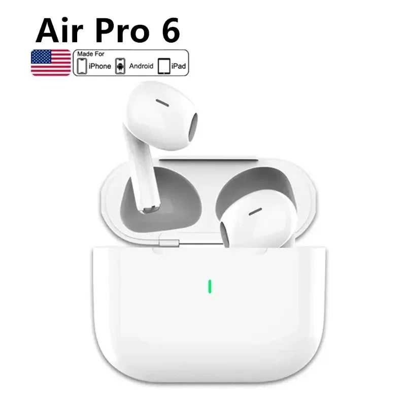 Auriculares Bluetooth Air Pro ANC | Som HiFi e Cancelamento de Ruído