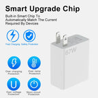 Carregador USB 67W com Cabo USB-C | Compatível com Xiaomi, Redmi e POCO (Ficha US)