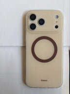Capa traseira colorida magnética para iphone 15 16 pro max 13 14 17 promax