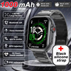 Smartwatch AMOLED 1.96" | Chamadas Bluetooth, GPS e Monitor de Saúde IP68