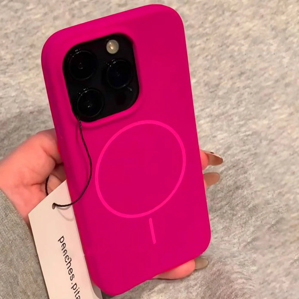 Capa Magnética MagSafe para iPhone 11 a 16 Pro Max | Proteção Premium Antichoque