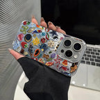 iPhone Case Flash Diamond Multi Style Para iPhone (Diversas versões) Tampa Transparente.