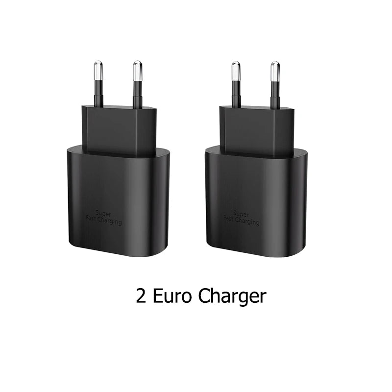 Carregador USB-C 25W com Cabo USB-C | Carregamento Rápido para Samsung e iPhone