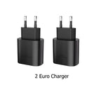Carregador USB-C 25W com Cabo USB-C | Carregamento Rápido para Samsung e iPhone