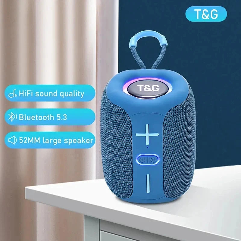 Coluna Bluetooth T&G TG658 | Rádio FM, USB, Bluetooth 5.3 e Bateria Recarregável