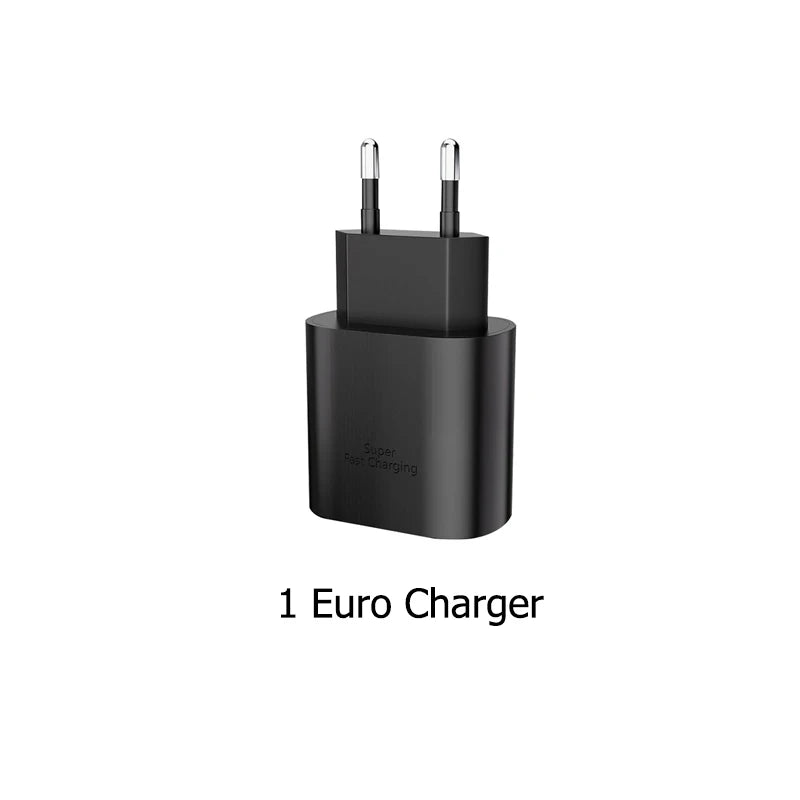 Carregador USB-C 25W com Cabo USB-C | Carregamento Rápido para Samsung e iPhone