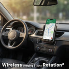 Suporte para Carro com Carregamento Sem Fios 15W | Suporte Automático Qi