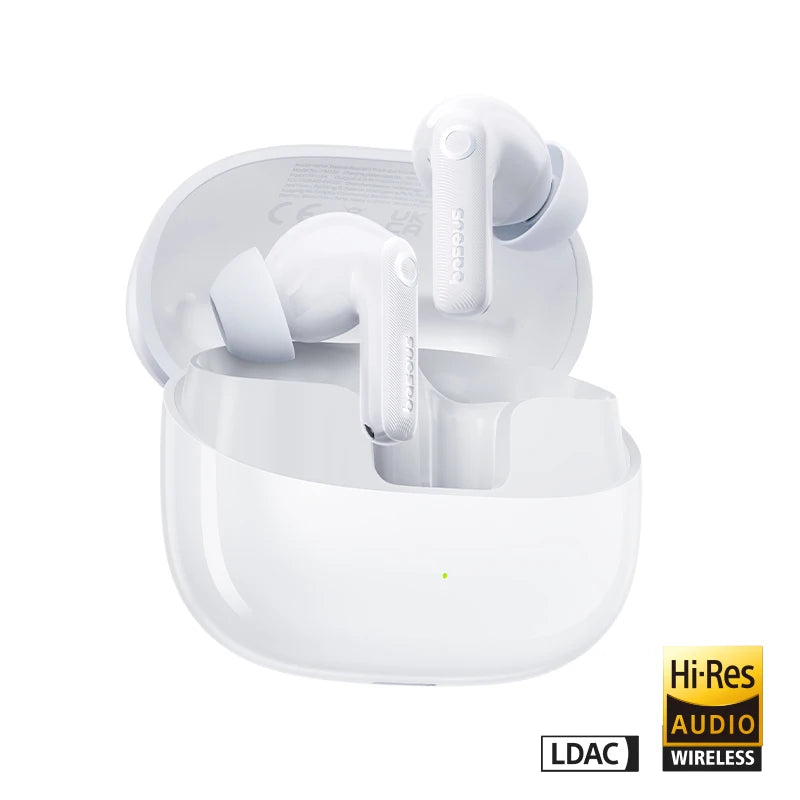 Baseus EP10 Pro ANC | Auriculares Bluetooth Hi-Res LDAC com ANC 50dB
