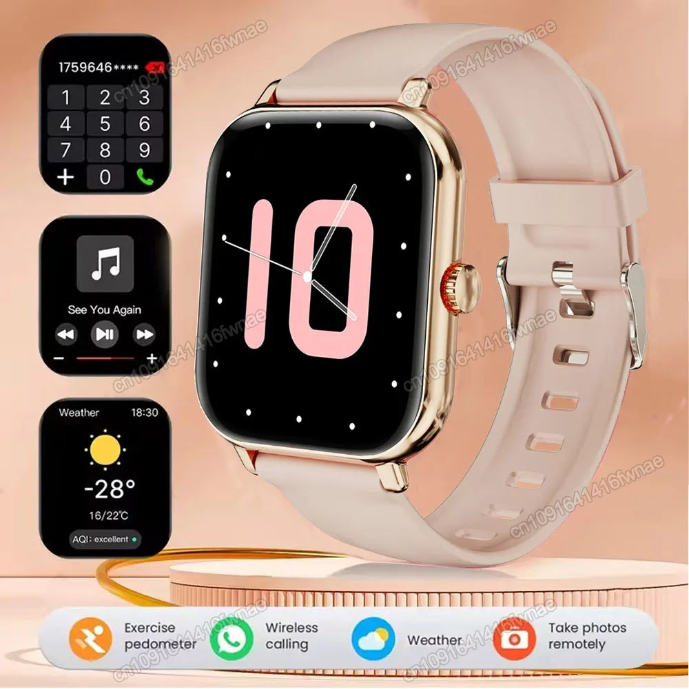 Smartwatch 2.01" HD | Chamadas Bluetooth, GPS e Monitor de Saúde