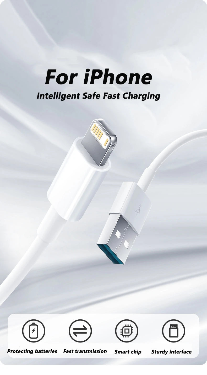 Cabo USB-C para USB 35W 3A | Carregamento Rápido e Dados
