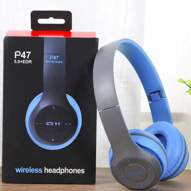 Auriculares Bluetooth P47 TWS com Microfone | Som Estéreo Sem Fios