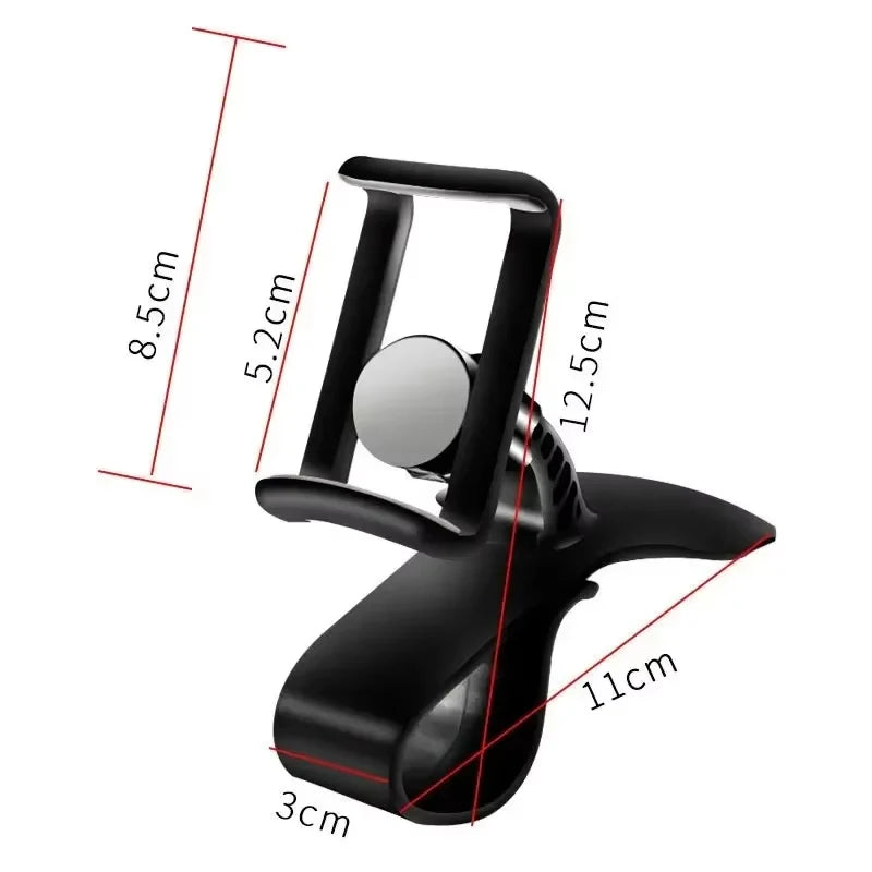 Suporte Universal para Telemóvel de Carro com Rotação 360° | Ajustável e Seguro