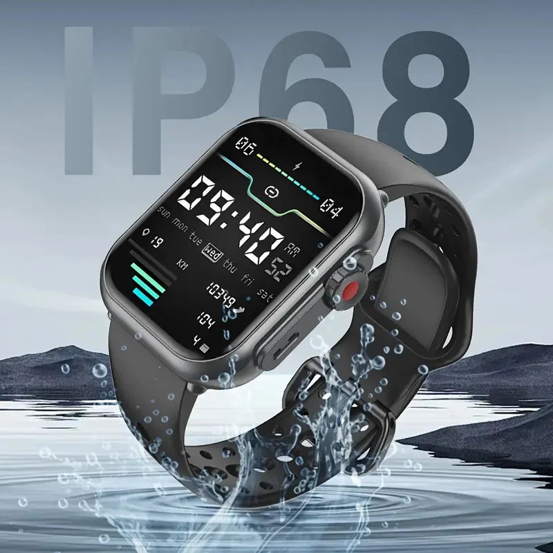 Smartwatch AMOLED 1.96" | Chamadas Bluetooth, GPS e Monitor de Saúde IP68
