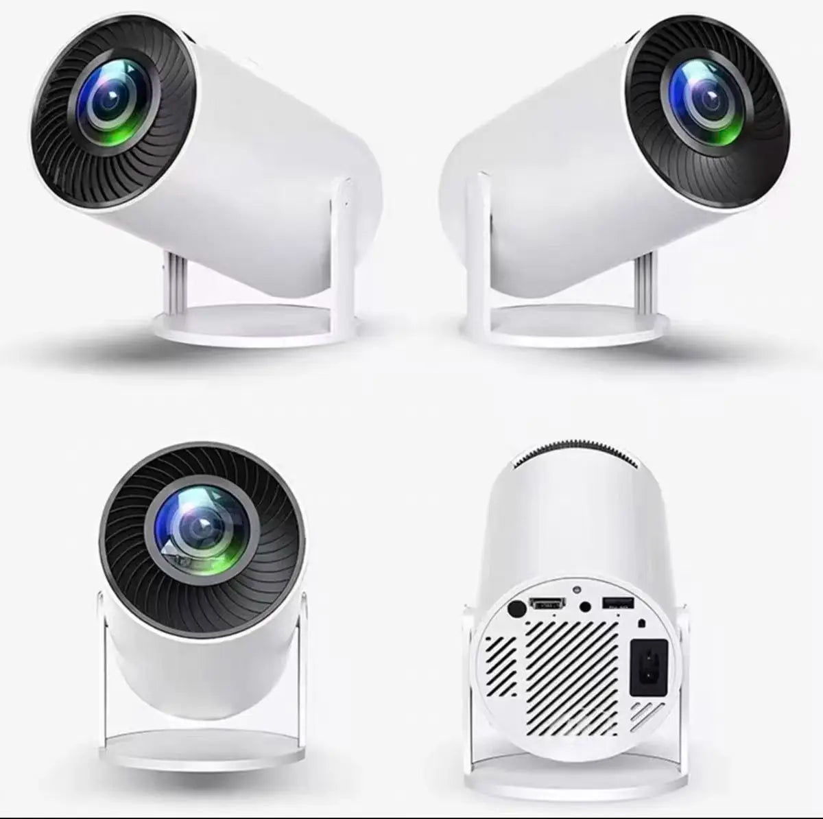 Projetor Portátil KaiAqua Wi-Fi 6 | HD 720P Compatível 4K Bluetooth 5.3