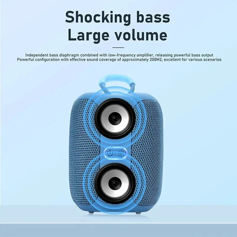 Coluna Bluetooth T&G TG658 | Rádio FM, USB, Bluetooth 5.3 e Bateria Recarregável