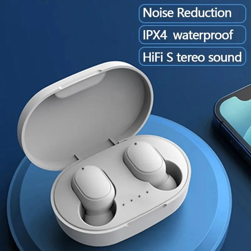 Auriculares Bluetooth A6S TWS | Fones Sem Fios com Microfone
