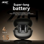 Acer Ohr628 Bluetooth | Auriculares Sem Fios com Som HiFi e Microfone