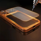 Case para iPhone 17 Air 16 15 14 13 ProMax Câmera Lente Filme Protetor Coberto à Prova de Choque