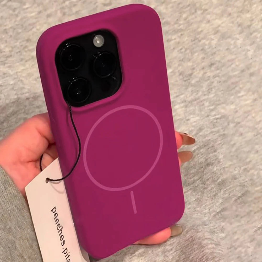 Capa Magnética MagSafe para iPhone 11 a 16 Pro Max | Proteção Premium Antichoque