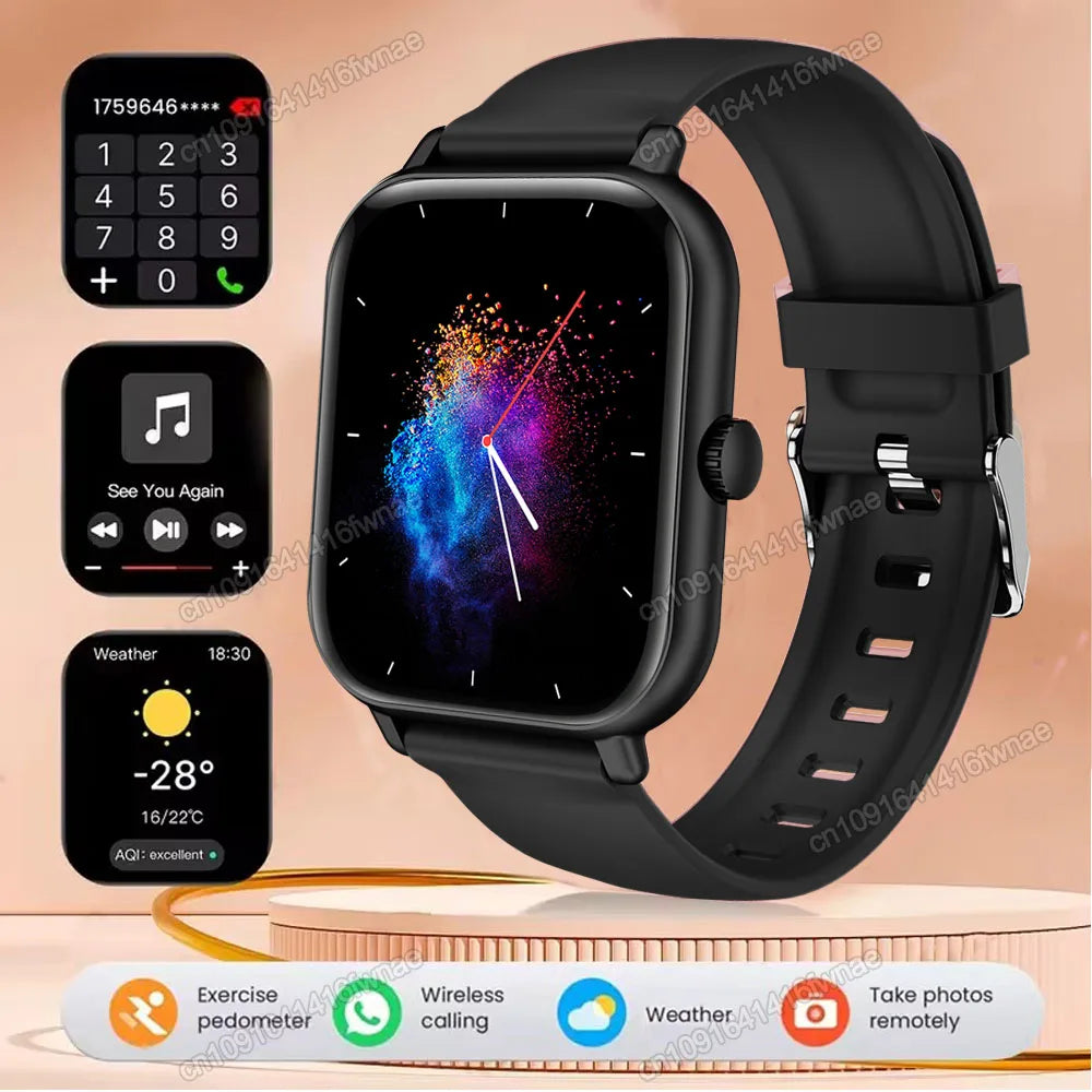 Smartwatch 2.01" HD | Chamadas Bluetooth, GPS e Monitor de Saúde