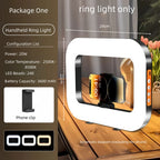 Ring Light LED Portátil Recarregável | Luz para Vídeos, Lives e Fotografia