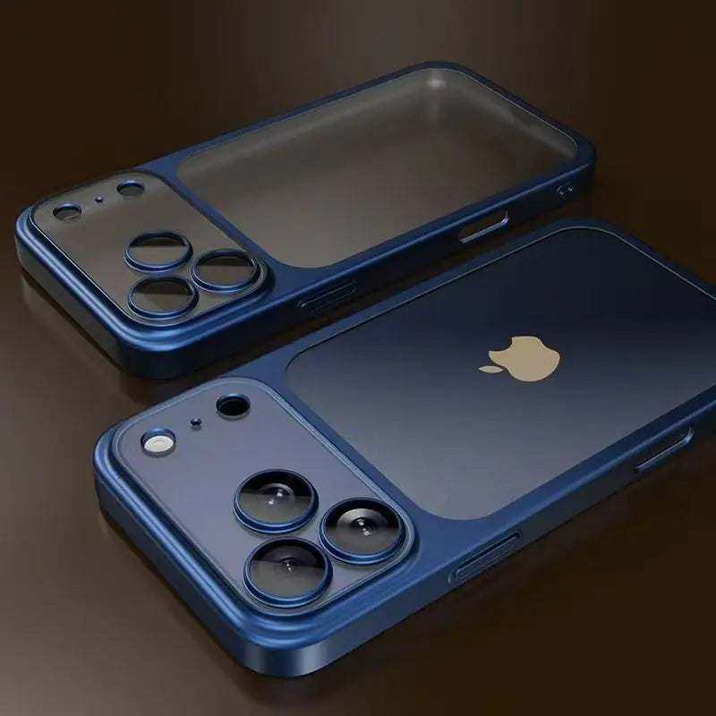 Case para iPhone 17 Air 16 15 14 13 ProMax Câmera Lente Filme Protetor Coberto à Prova de Choque