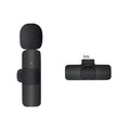 Microfone Lavalier Sem Fios USB-C | Redução de Ruído para iPhone e Android