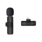 Microfone Lavalier Sem Fios USB-C | Redução de Ruído para iPhone e Android