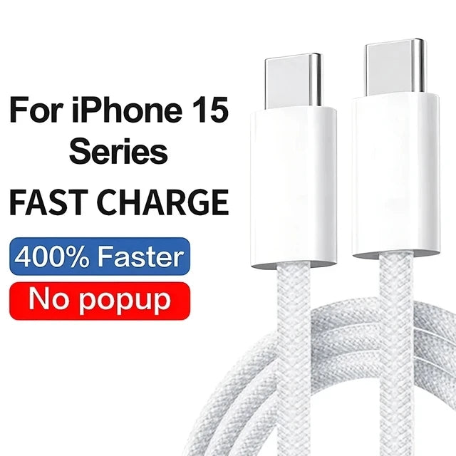 Cabo USB-C para USB 35W 3A | Carregamento Rápido e Dados