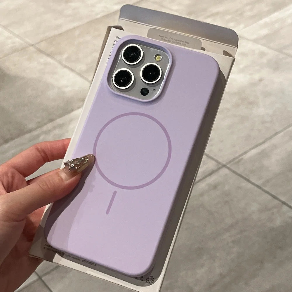 Capa Magnética MagSafe para iPhone 11 a 16 Pro Max | Proteção Premium Antichoque
