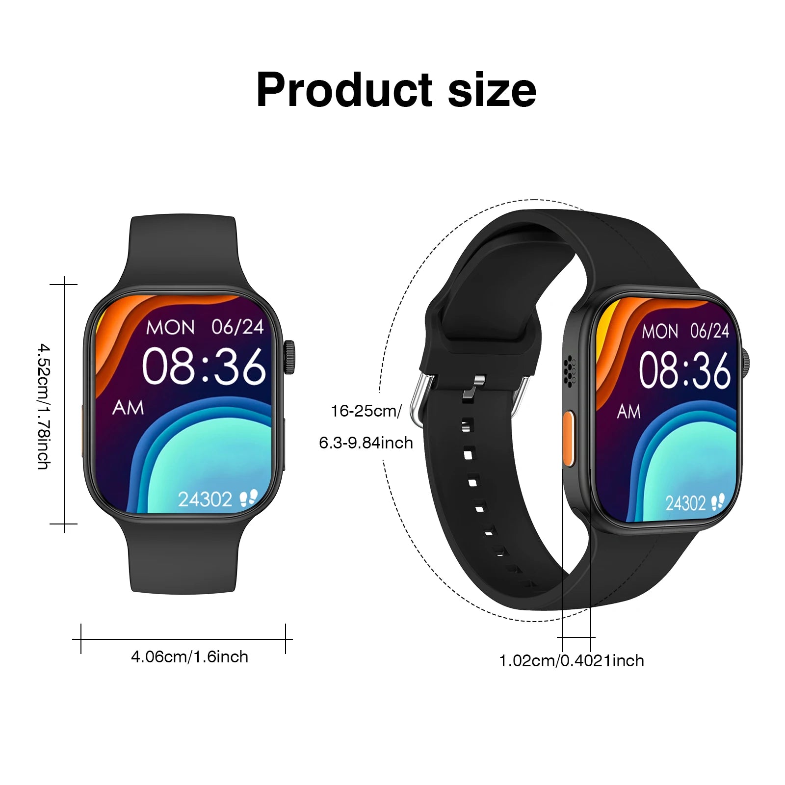 Smartwatch 2.02" HD | Relógio Inteligente com Chamadas Bluetooth