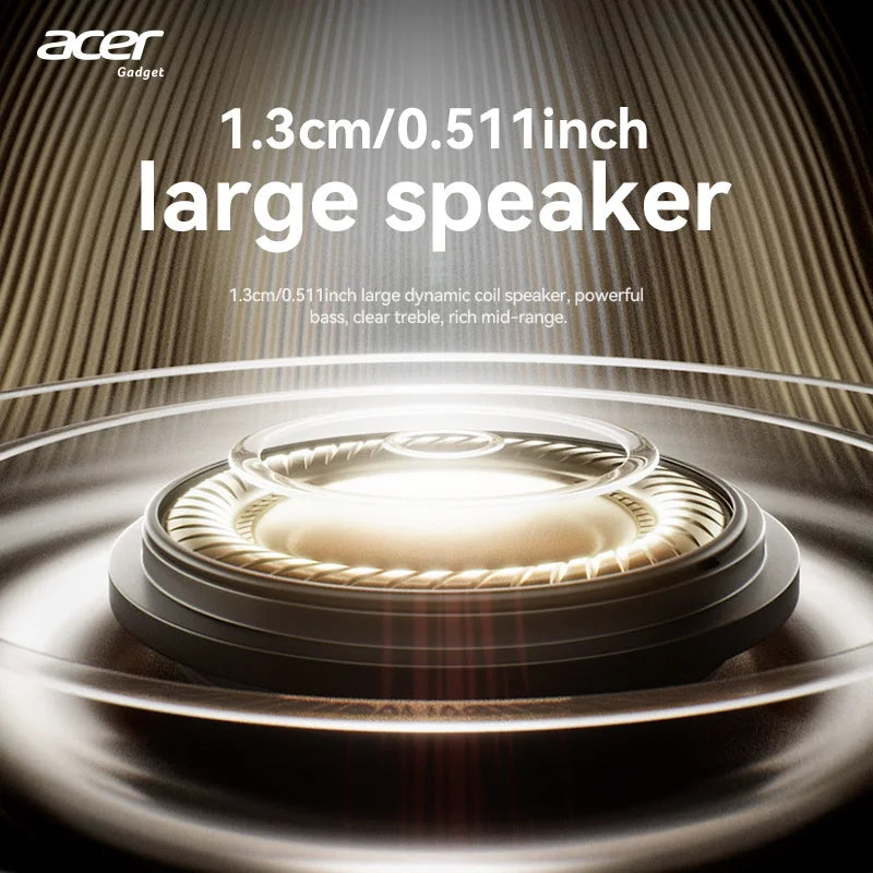 Acer Ohr628 Bluetooth | Auriculares Sem Fios com Som HiFi e Microfone