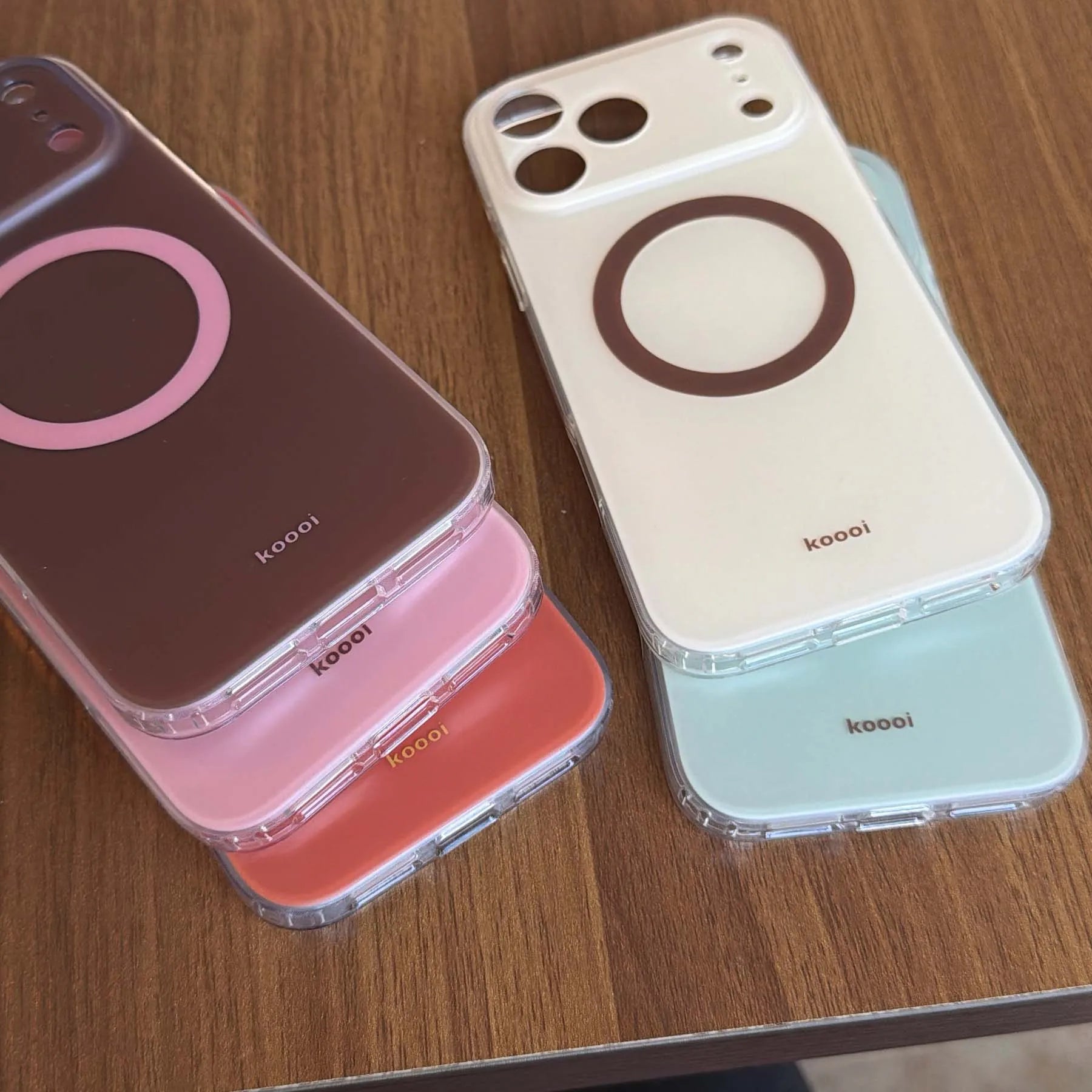 Capa traseira colorida magnética para iphone 15 16 pro max 13 14 17 promax