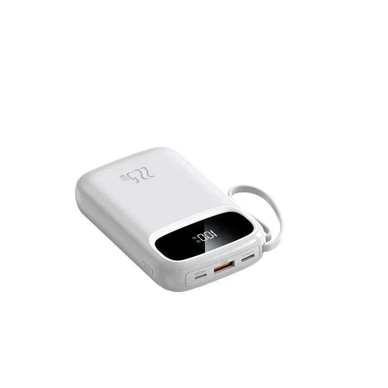 Power Bank DIEZONG 20000mAh 120W | Carregamento Super Rápido com Cabo Integrado