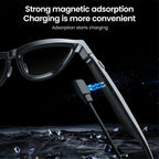 Óculos Inteligentes Bluetooth KaiAqua | Áudio HD, Chamadas e Lentes Fotocromáticas