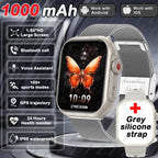 Smartwatch AMOLED 1.96" | Chamadas Bluetooth, GPS e Monitor de Saúde IP68