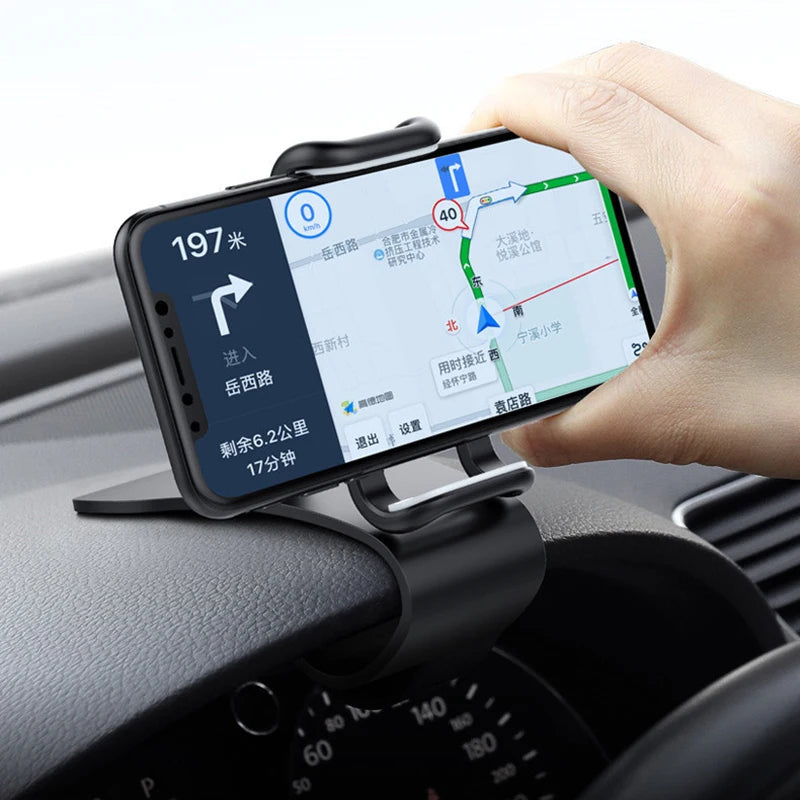 Suporte Universal para Telemóvel de Carro com Rotação 360° | Ajustável e Seguro