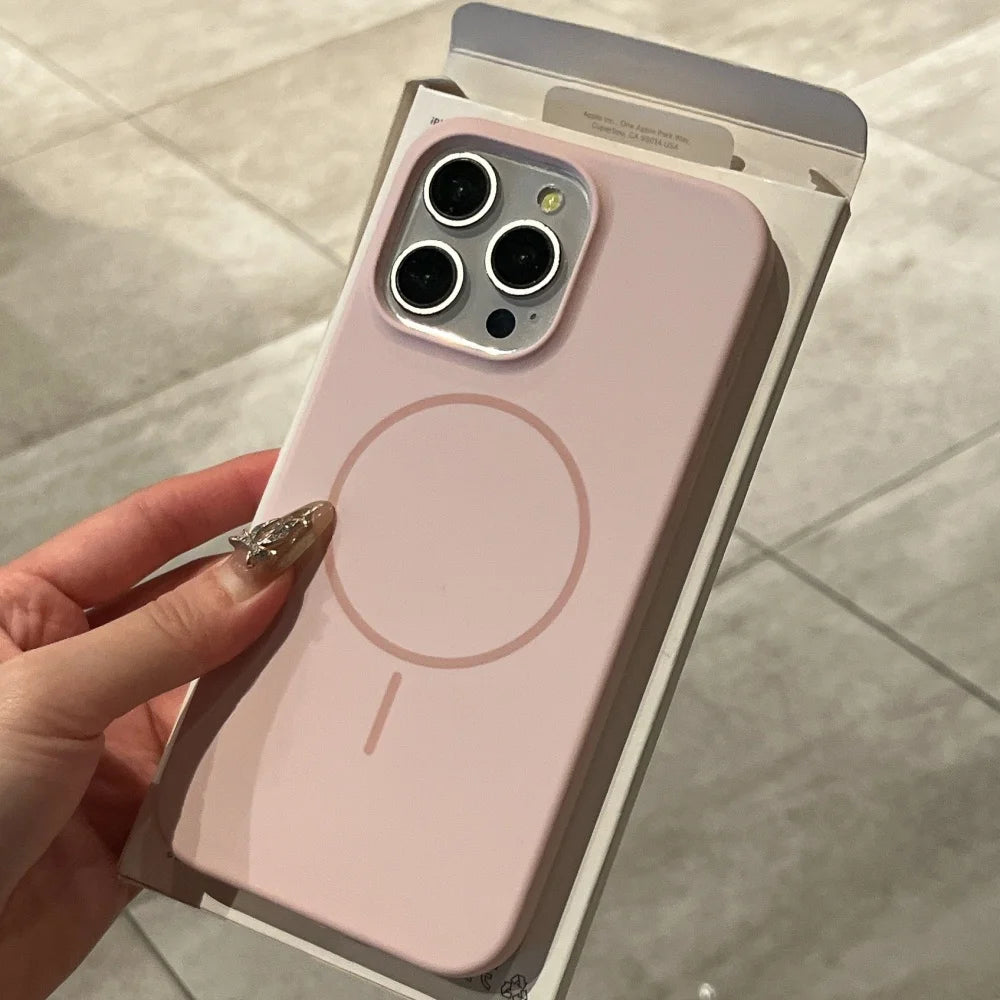 Capa Magnética MagSafe para iPhone 11 a 16 Pro Max | Proteção Premium Antichoque