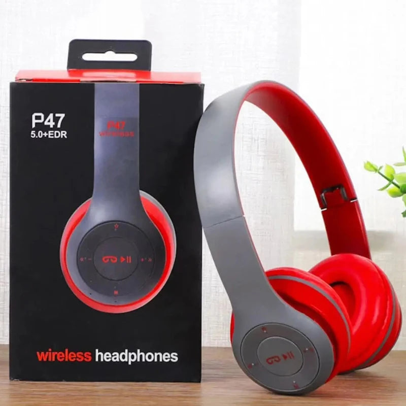 Auriculares Bluetooth P47 TWS com Microfone | Som Estéreo Sem Fios
