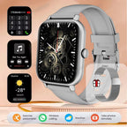 Smartwatch 2.01" HD | Chamadas Bluetooth, GPS e Monitor de Saúde